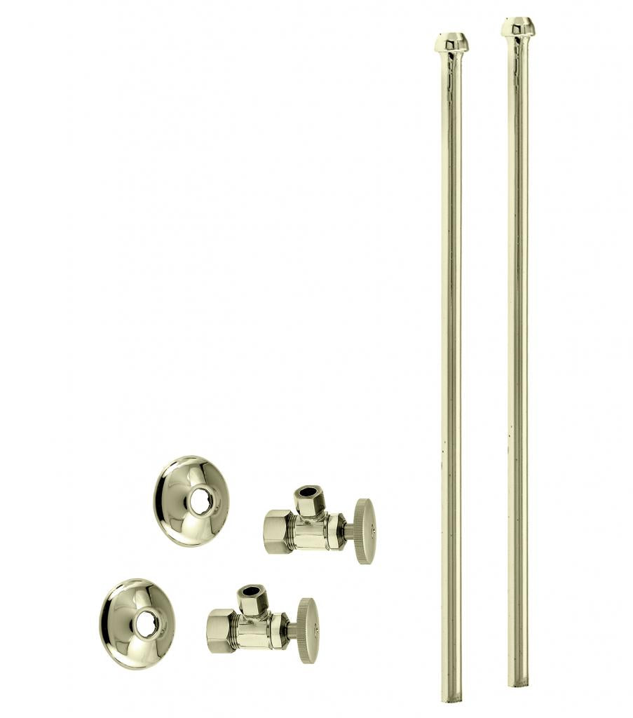 Westbrass D105KBN Faucet Kit - 5/8 in. OD x 3/8 in. OD x 20 in. Bullnose - Parent