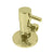 Westbrass D105QR Angle Stop, Round 1/4-Turn Ceramic Disc,  1/2 In. Copper Compression x 3/8 In. Compression - Parent