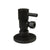 Westbrass D105QR Angle Stop, Round 1/4-Turn Ceramic Disc,  1/2 In. Copper Compression x 3/8 In. Compression