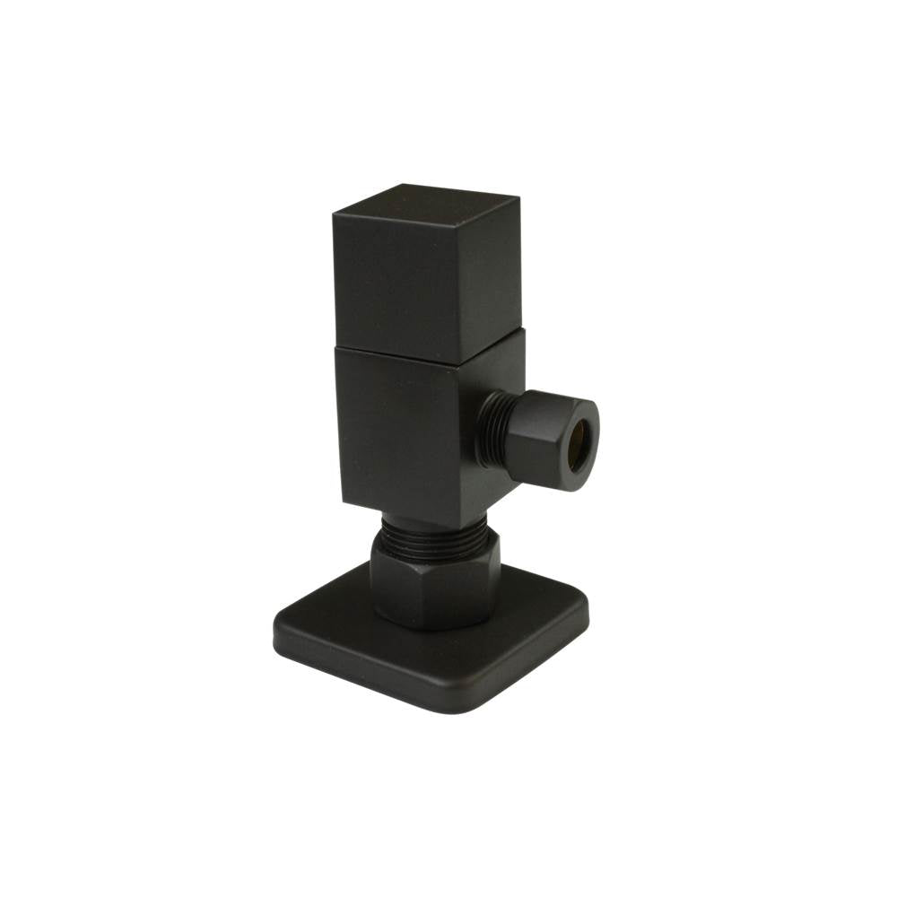 Westbrass D105QS Angle Stop, Quibic 1/4-Turn Ceramic Disc, 1/2 In. Copper Compression x 3/8 In. Compression Valve