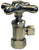Westbrass D105X Cross Handle Angle Stop Shut Off Valve 1/2-Inch Copper Pipe Inlet with 3/8-Inch Compression Outlet