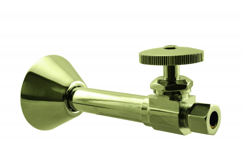 Westbrass D1114 Straight Stop - 1/2 in. Copper Sweat x 3/8 in. OD Comp - Parent