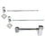 Westbrass D1338QSL Qubic 1/4-Turn Lavatory Supply Kit with Valves and Risers