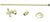 Westbrass D1712T Toilet Kit with Stop and Corrugated Riser - Cross Handle - Parent