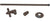Westbrass D1712T Toilet Kit with Stop and Corrugated Riser - Cross Handle