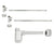 Westbrass D1938QRL Flat Trap 1/4-Turn Lavatory Kit with Valves and Risers
