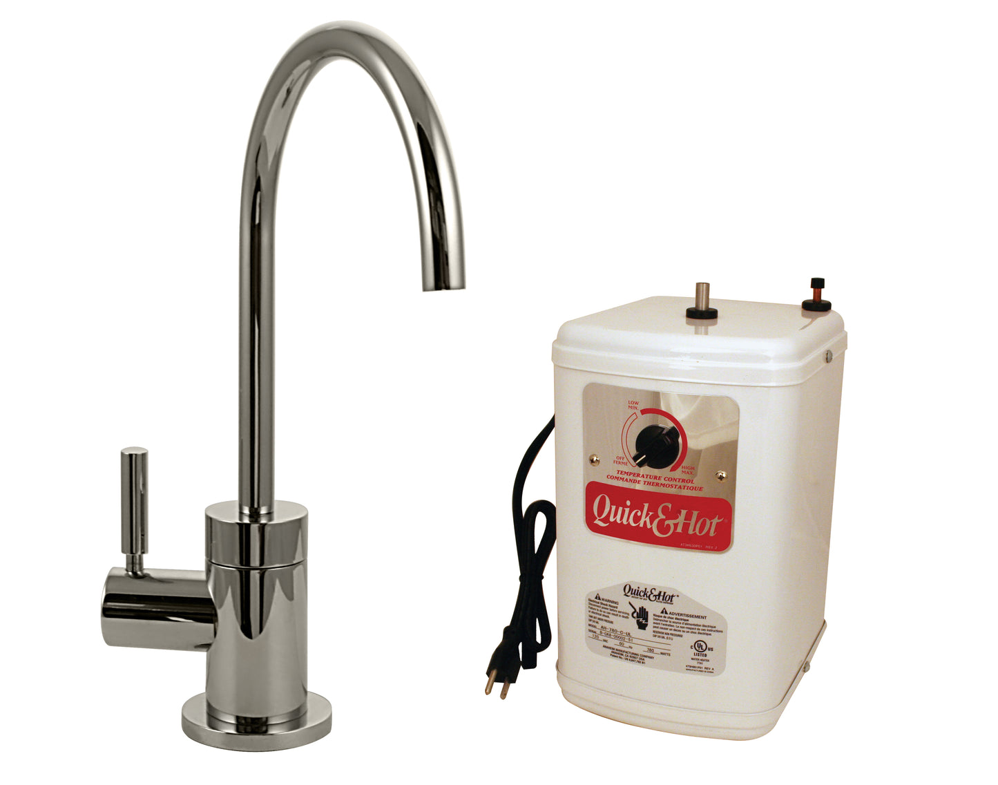 Westbrass D2041HFP Premium Contemporary 9 in. Hot Water Dispenser and Tank - Parent