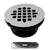 Westbrass D206P 2 in. PVC Shower Drain Assembly and Grid