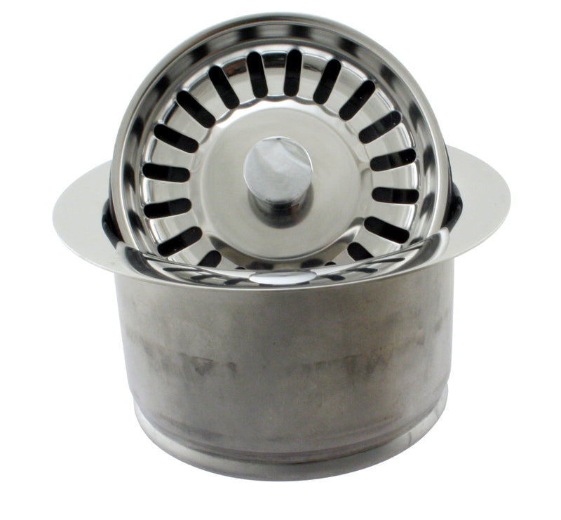 Westbrass D2082S InSinkErator Style Extra-Deep Disposal Flange and Strainer