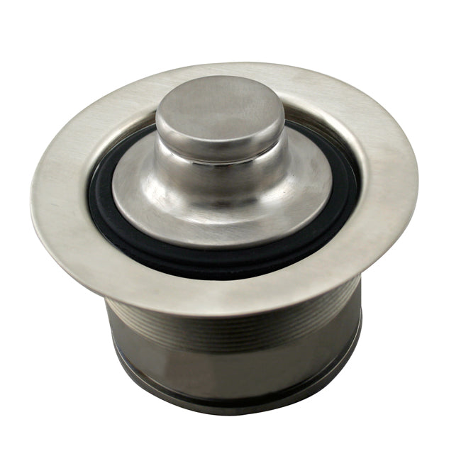 Westbrass D2105 3-1/2 in. Brass EZ Mount Disposal Flange and Stopper