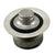 Westbrass D2105 3-1/2 in. Brass EZ Mount Disposal Flange and Stopper