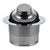 Westbrass D2105 3-1/2 in. Brass EZ Mount Disposal Flange and Stopper