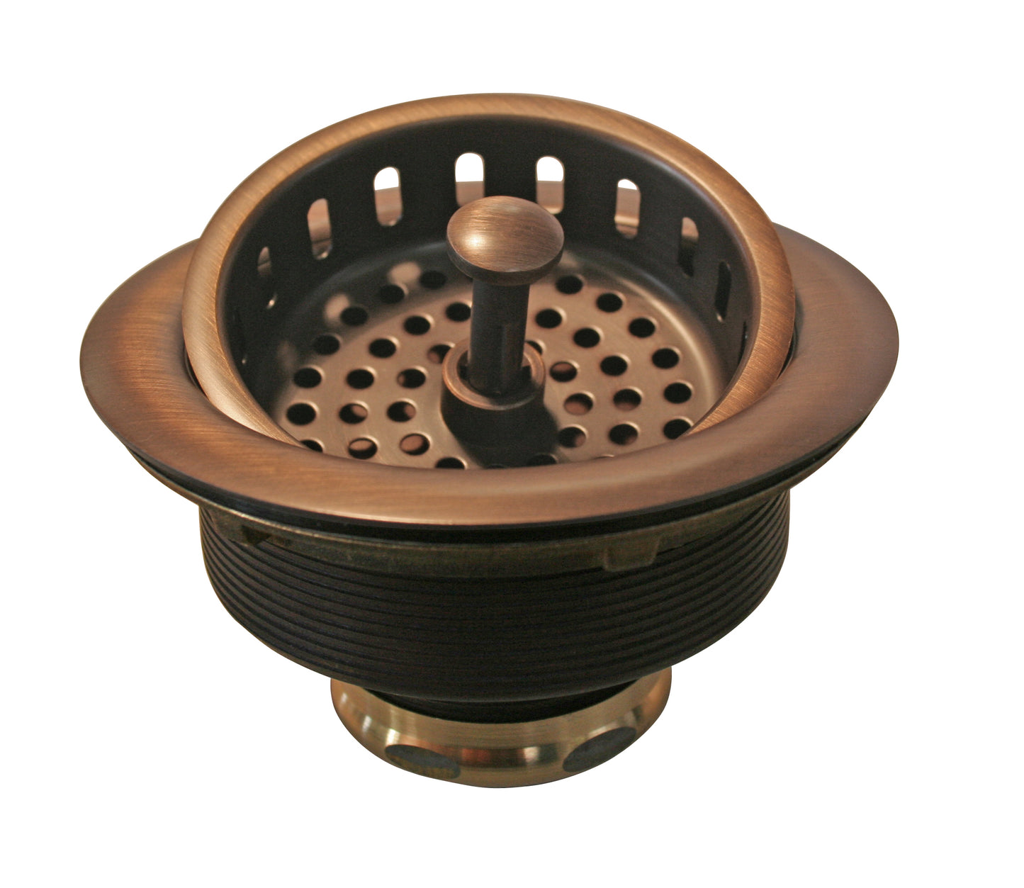 Westbrass D214 Post Style Large Kitchen Basket Strainer