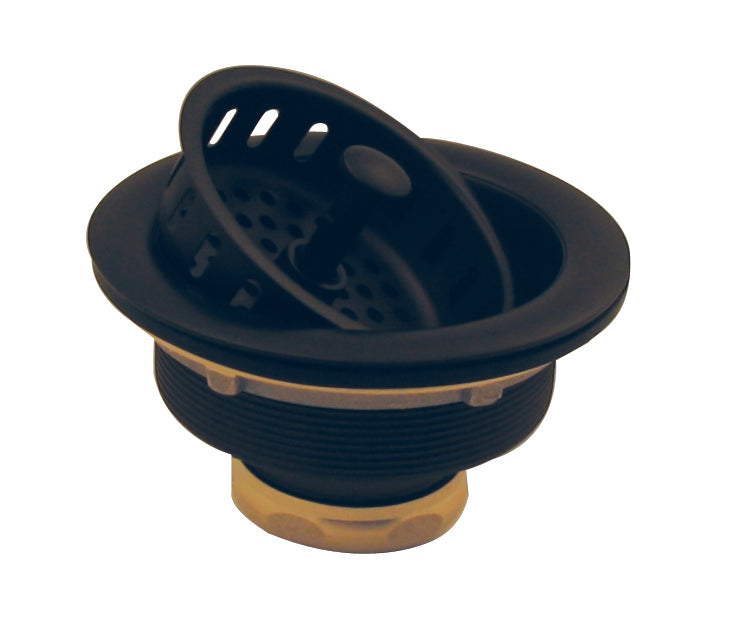 Westbrass D214 Post Style Large Kitchen Basket Strainer