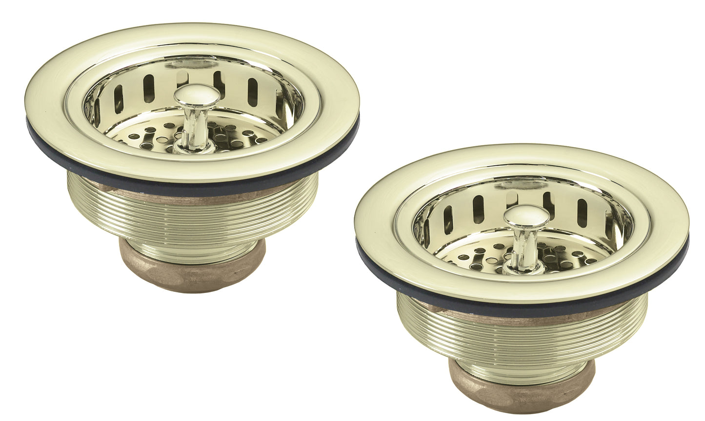 Westbrass D2145 Two Post Style Large Kitchen Basket Strainers - Parent