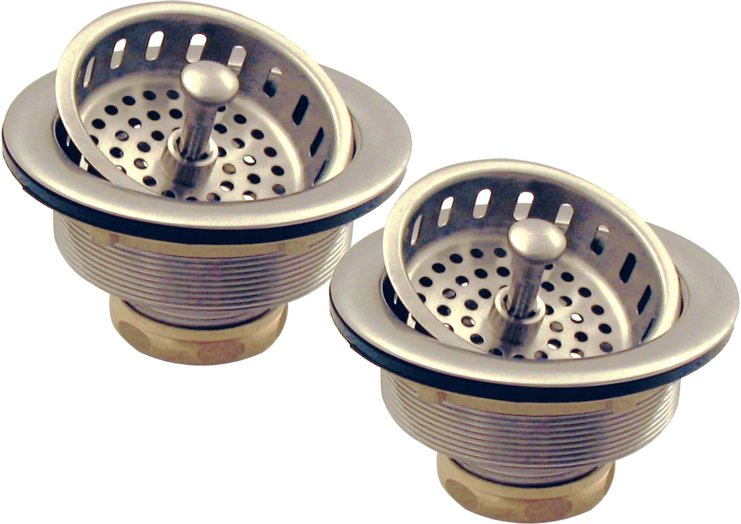 Westbrass D2145 Two Post Style Large Kitchen Basket Strainers
