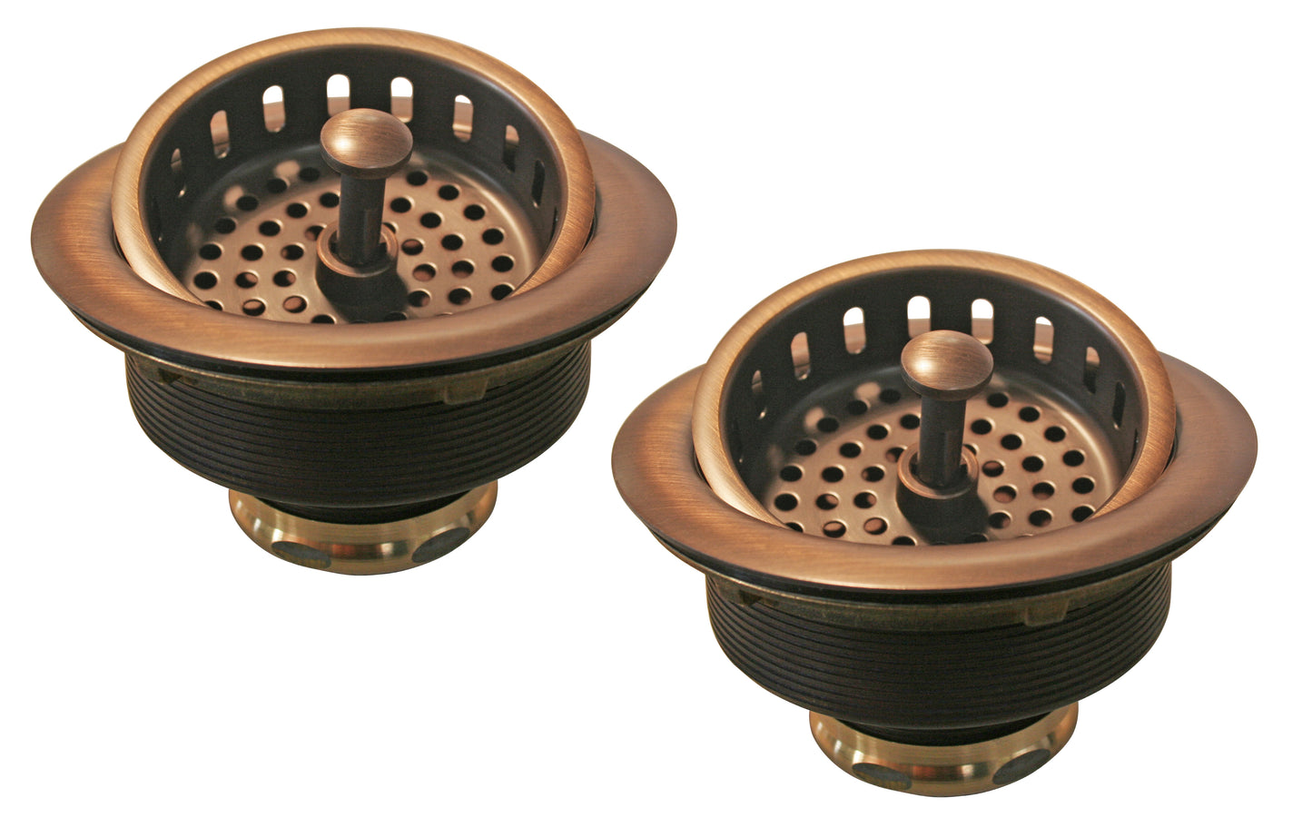Westbrass D2145 Two Post Style Large Kitchen Basket Strainers