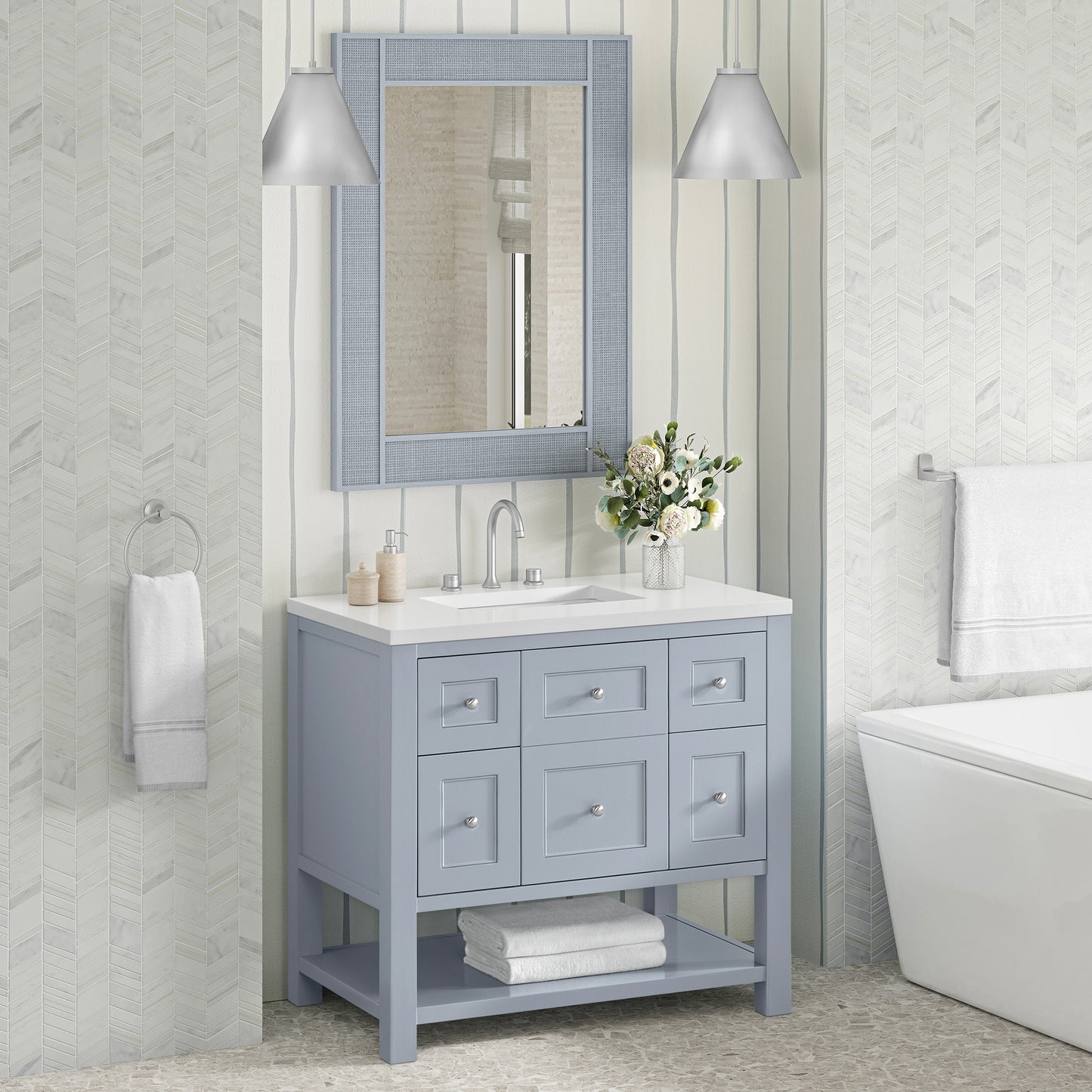 James Martin D225-M28 Solene 28" Mirror - Parent