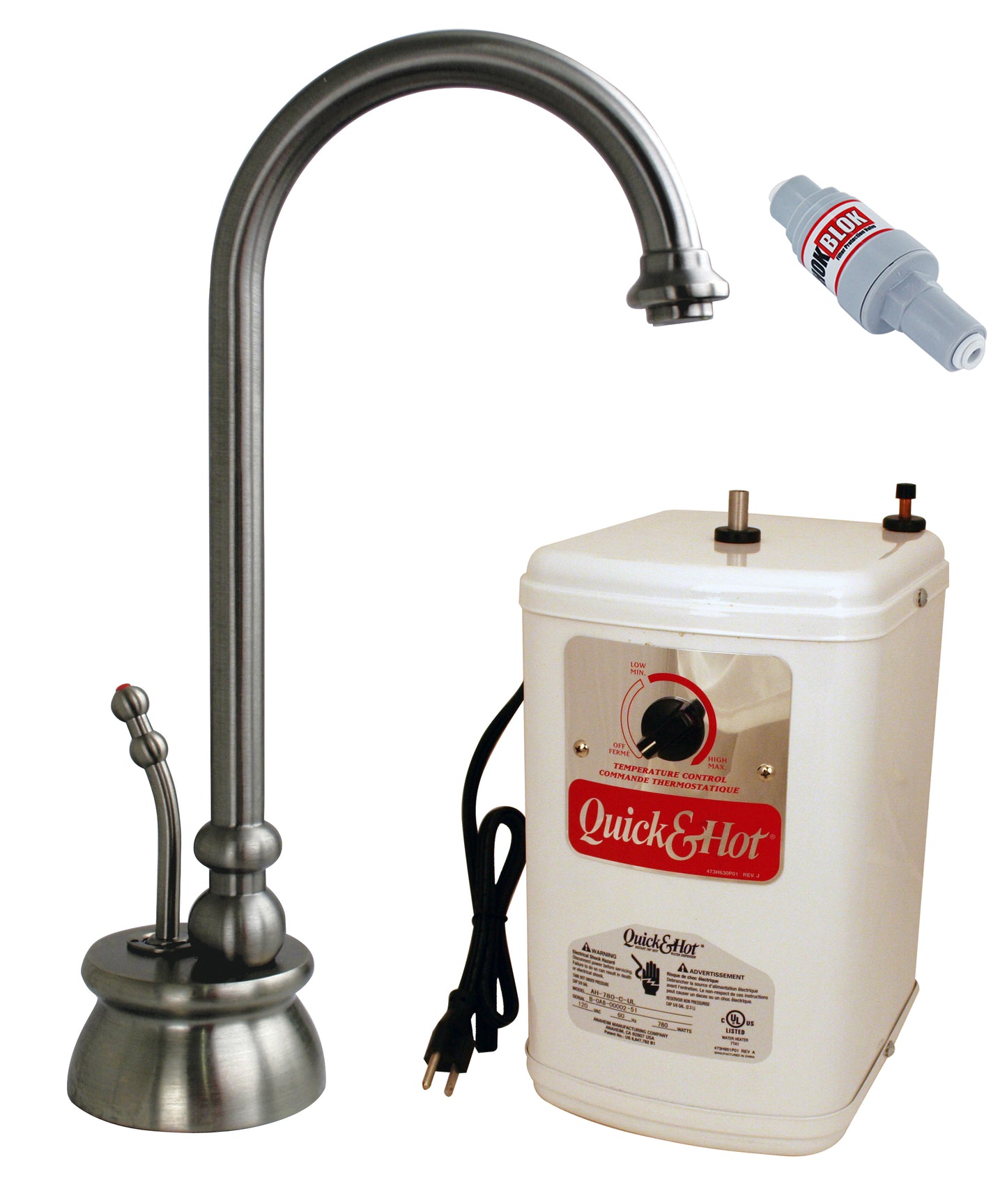 Westbrass D261HFP Calorah Traditional 10 in. Hot Water Dispenser and Tank - Parent