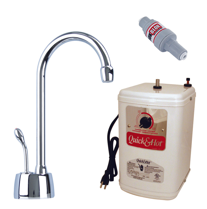 Westbrass D271HFP Velosah Contemporary 9 in. Hot Water Dispenser and Tank