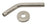 Westbrass D301-1 1/2 in. IPS x 8 in. Shower Arm