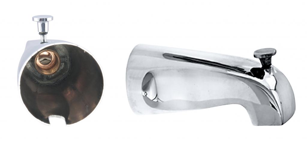 Westbrass D311 Nose Diverter 5-1/2 in. Tub Spout