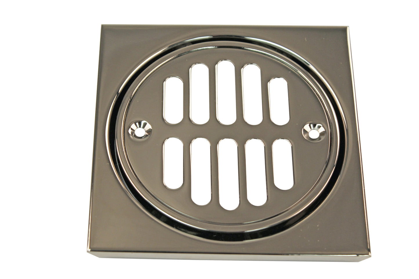 Westbrass D313 Shower Strainer Set Square with Crown