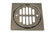 Westbrass D313 Shower Strainer Set Square with Crown