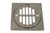 Westbrass D313 Shower Strainer Set Square with Crown