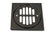Westbrass D313 Shower Strainer Set Square with Crown