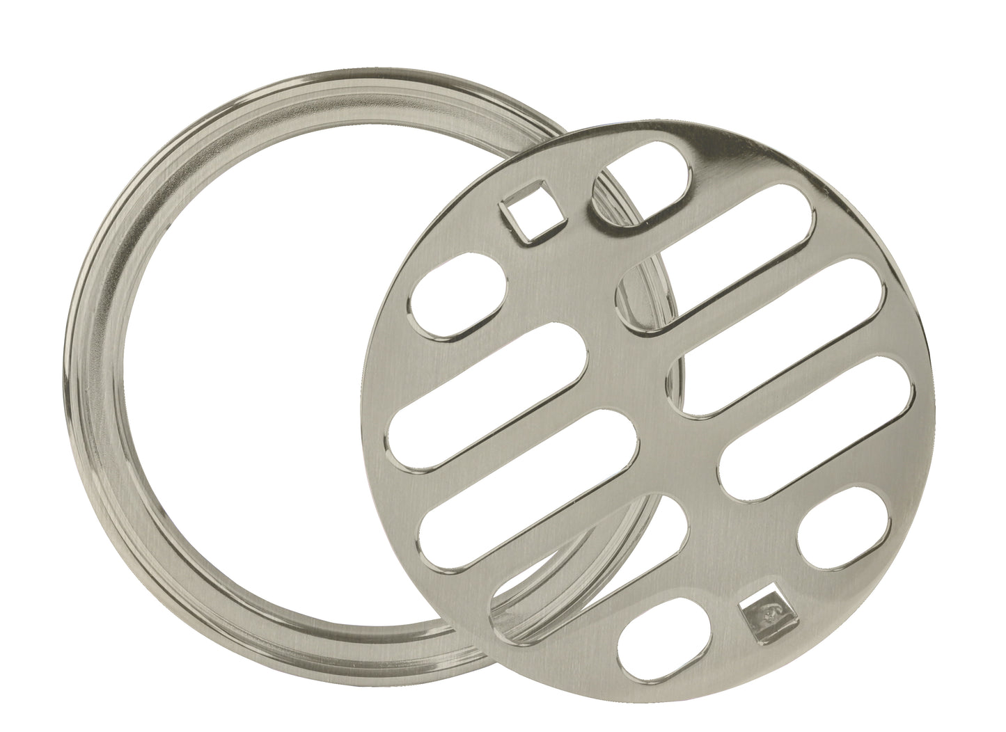 Westbrass D317 Brass Snap-In Shower Strainer Grid and Crown