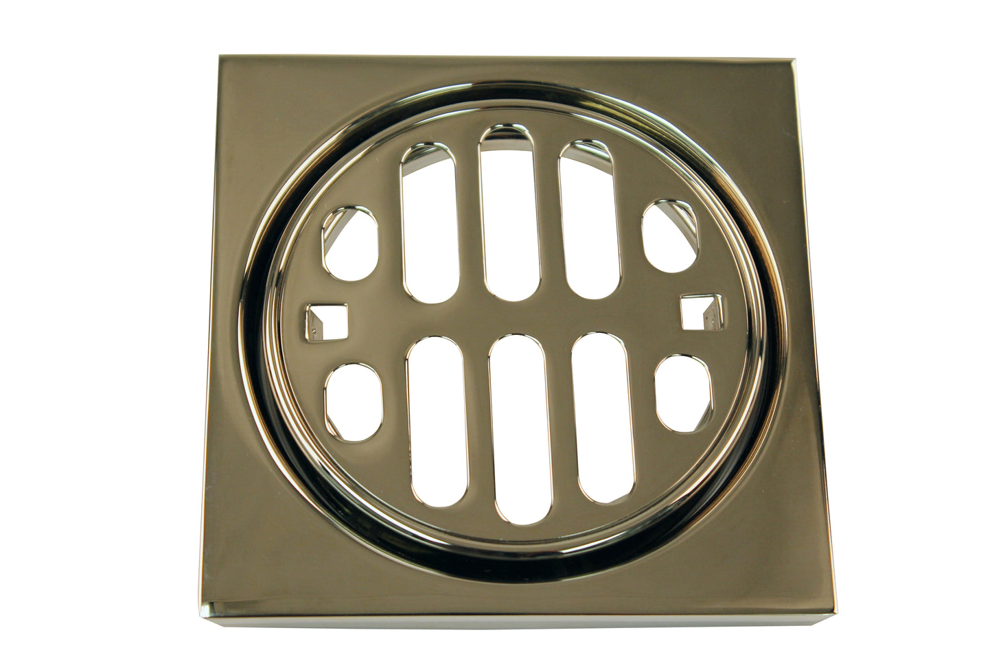 Westbrass D3171 Frank Pattern Snap-In Shower Strainer Grill, Square  and Crown - Parent