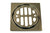 Westbrass D3171 Frank Pattern Snap-In Shower Strainer Grill, Square  and Crown - Parent