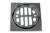 Westbrass D3171 Frank Pattern Snap-In Shower Strainer Grill, Square  and Crown