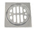 Westbrass D3171 Frank Pattern Snap-In Shower Strainer Grill, Square  and Crown