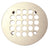 Westbrass D3191 Florestone Snap-In Shower Strainer