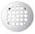 Westbrass D3191 Florestone Snap-In Shower Strainer