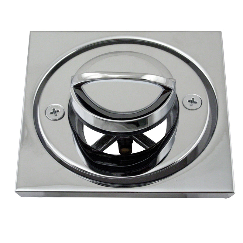 Westbrass D3201 Roman Tub Drain Trim with 4-1/4 in. OD Tile Square