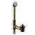 Westbrass D321G Twist and Close Bath Waste - 14 in. Make-Up, 20 Ga. Tubing