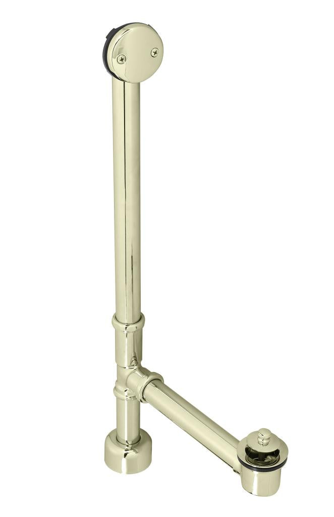 Westbrass D3221K Twist and Close Bath Waste - 22 in. Make-Up, 17 Ga. Tubing - Parent