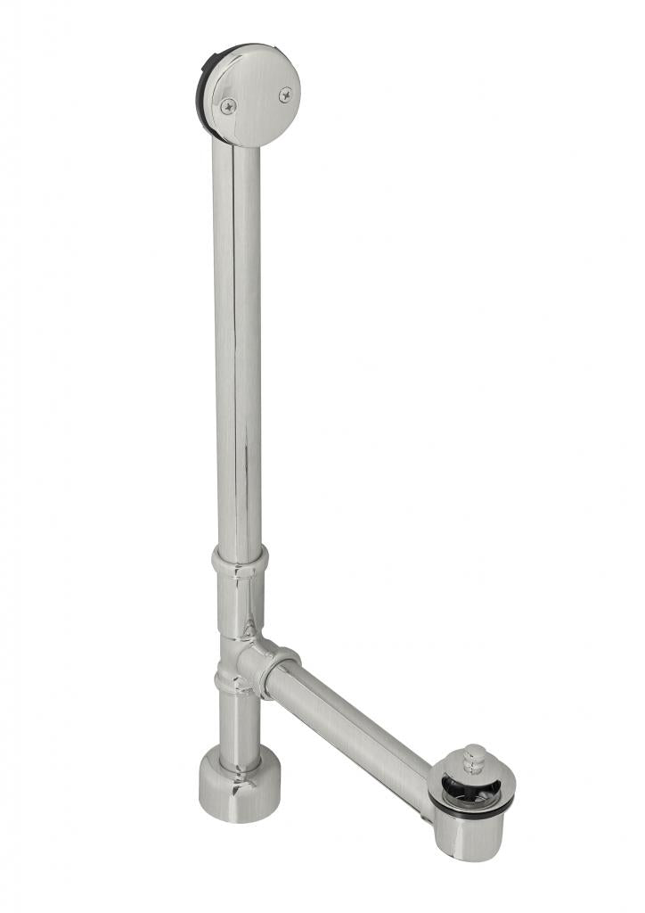 Westbrass D3221K Twist and Close Bath Waste - 22 in. Make-Up, 17 Ga. Tubing