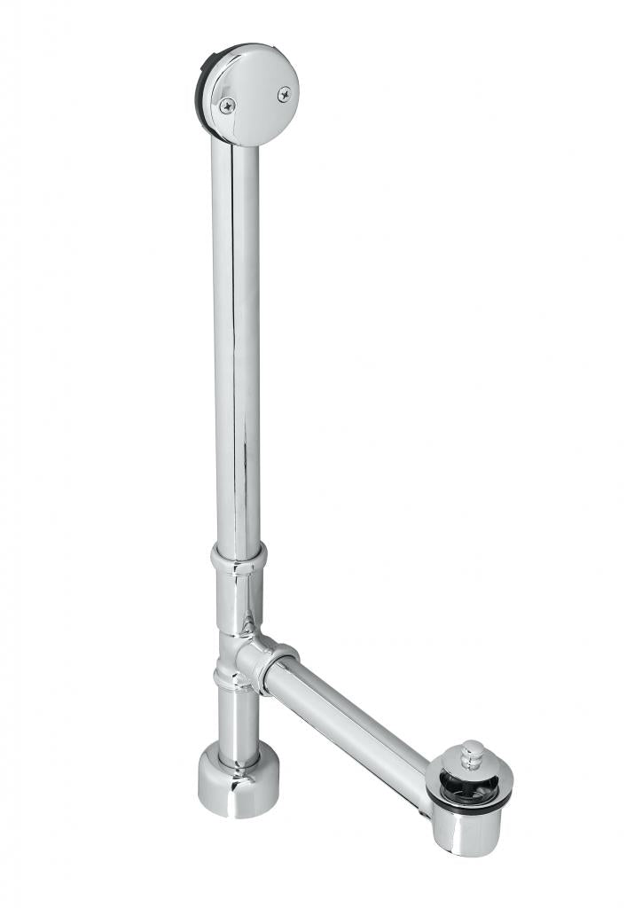 Westbrass D3221K Twist and Close Bath Waste - 22 in. Make-Up, 17 Ga. Tubing