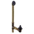 Westbrass D322H Twist and Close Bath Waste - Hidden Overflow -22 in. Make-Up, 17 Ga.
