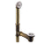 Westbrass D323 Beehive Grid Bath Waste - 14 in. Make-Up, 17 Ga. Tubing
