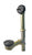 Westbrass D323 Beehive Grid Bath Waste - 14 in. Make-Up, 17 Ga. Tubing