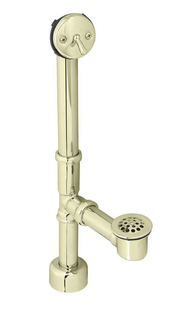 Westbrass D3231K Beehive Grid All Exposed Bath Waste - 14 in. Make-Up - Parent