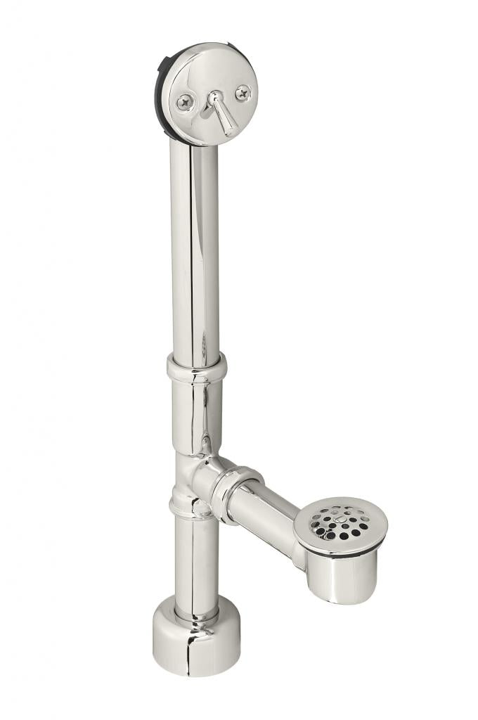 Westbrass D3231K Beehive Grid All Exposed Bath Waste - 14 in. Make-Up