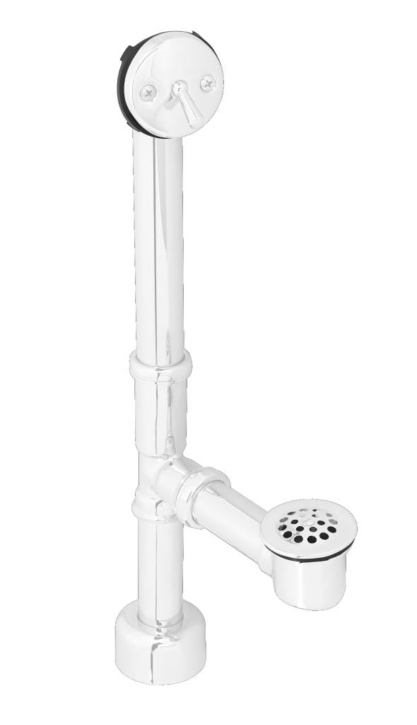 Westbrass D3231K Beehive Grid All Exposed Bath Waste - 14 in. Make-Up