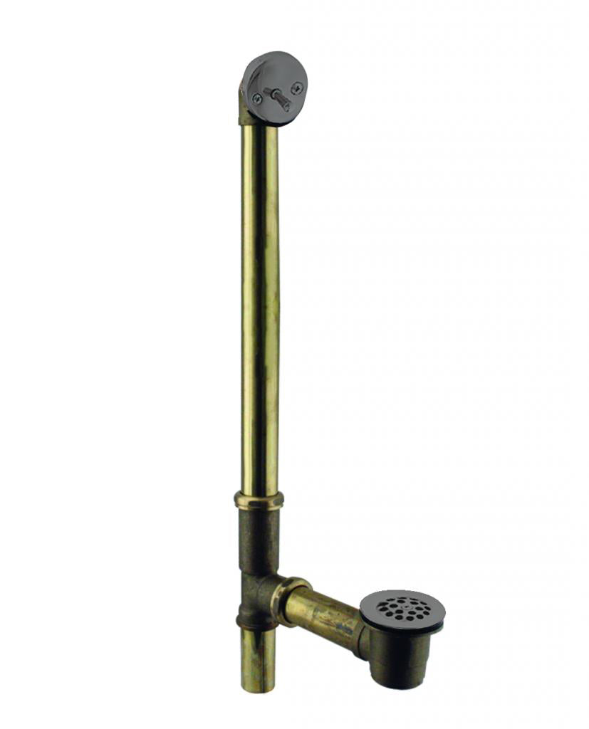 Westbrass D324G Beehive Grid Bath Waste - 22 in. Make-Up, 20 Ga. Tubing