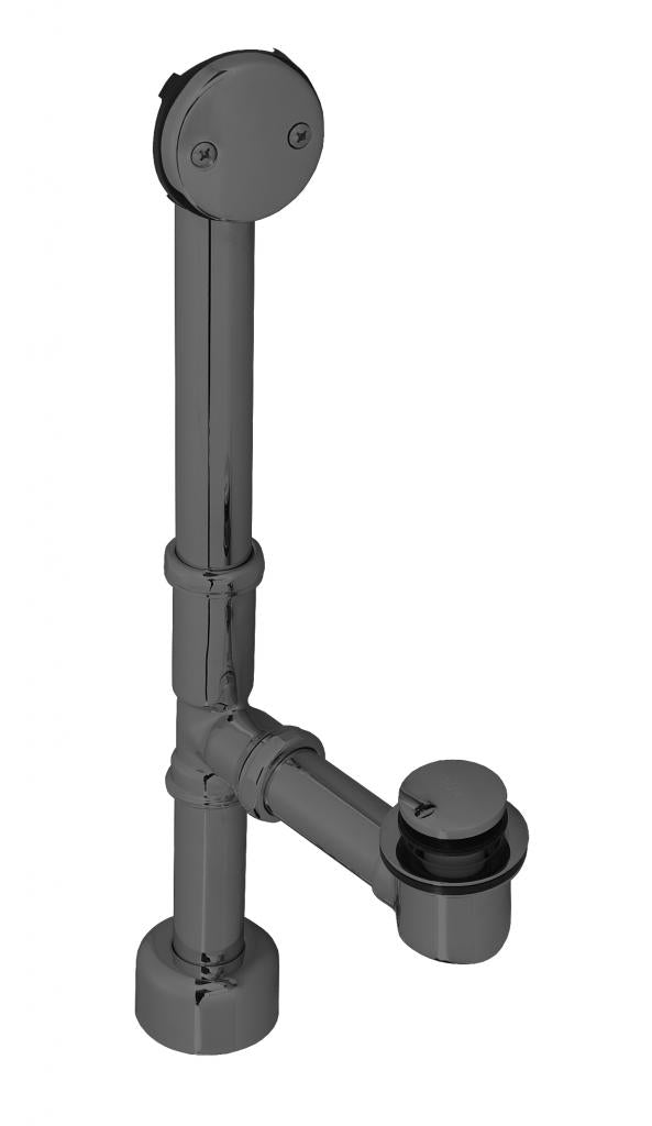 Westbrass D3251K All Exposed Tip Toe Bath Waste - 14 in. Make-Up, 17 Ga. Tubing